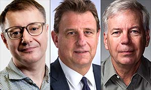 Drs. Evan Newell, Geoffrey Hill and Thomas Kensler