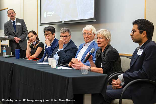 Panel discussion at Microbiome symposium
